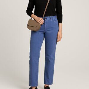 Style & Co Corduroy Jeans Button Zip Closure Light Blue 16 Regular